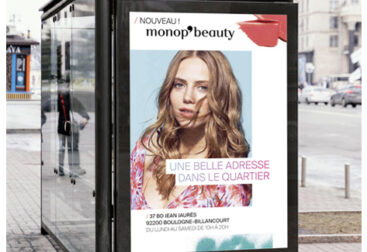 Abribus Monoprix Beauté