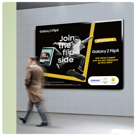 AFFICHAGE 4x3m SAMSUNG